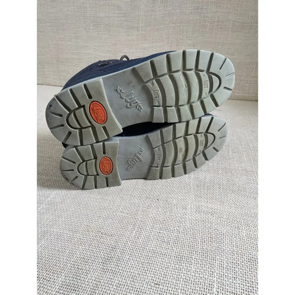 Lugz,‎ Navy Fabric, Thick tread, Comfort Padding, Men's size 11